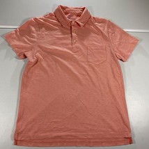 J Crew Shirt Men Adult Large Red Button Up Casual Preppy Dress Pocket Light Golf - £18.12 GBP