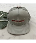 Dillon Beach California Vintage 80s Snap Back Trucker Hat New One Size Gray - $500.44 MXN