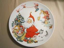 Santa At Tree Collector Plate Charlot Byj 1st Edn. 1973 Goebel Christmas Germany - £15.92 GBP