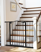 39.6” Dog Gate for Stairs &amp; Doorways 30&quot; Tall Baby Gate Pressure Mount Pet Gates - £55.70 GBP