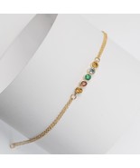 Birthstone Bracelet-Multi-Stone Family Birthstone Bracelet-Birthstone Je... - $569.41 CAD