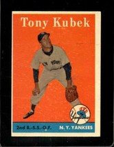1958 TOPPS #393 TONY KUBEK VG+ YANKEES *NY9846 - $8.82