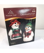 NEW Vintage Holiday Time ornament kit Mr. &amp; Mrs. Snowe Snowman snow man ... - €18,87 EUR
