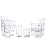 Gibson Home 16 Piece Lattice Glassware Drinkware Set - $112.78 CAD