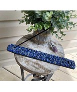 Wooden Incense Holder Infused with Lapis Lazuli Stones 10&quot; - $18.95