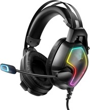 Gaming Headset Compatible With Xbox One PS4 PS5 PC Switch, Noise Canceling - £18.15 GBP