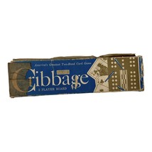 Vintage Baron Wooden Cribbage Board Two Player Includes Original Box Car... - $14.01