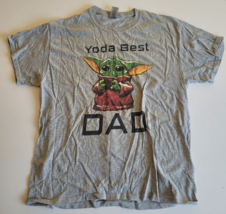 Yoda Best Dad Mens Large Shirt - $9.68