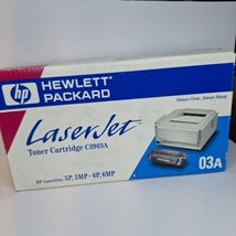 Genuine HP 03A C3903A Black Toner Print Cartridge for LaserJet 5P 5MP 6P 6MP NEW - $52.46