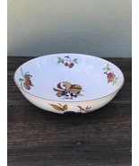 Vintage1961Royal Worcester &quot;Evesham&quot;Gold Trim Large Serving Bowl Made in... - $99.00