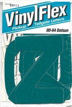 Datsun 720 Truck Vinyl Tailgate Letters Dk Turquoise 1980 81 82 83 84 NOS - $15.95