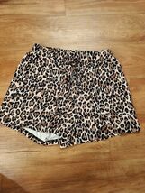 Leopard/Animal Print Women's Shorts by Ekouaer Size Small NWOT - $14.86