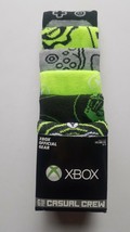 xbox official gear men casual crew socks 6 pack fits shoe size 8 to 12 new - $14.85