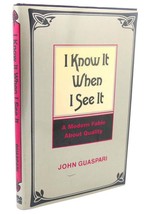 John Guaspari I Know It When I See It : A Modern Fable About Quality 6th Prin - £36.78 GBP