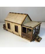 Shotgun House  Zombie Apocalypse 28mm Terrain Building Kit RPG Wargames v1 - $22.76
