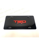 3D TRD (red) Emblem Badge Black Aluminum Metal Vanity Front License Plat... - $28.75