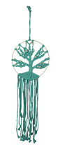 Beaded Blue Cotton Rope Tree of Life Dreamcatcher - £11.71 GBP