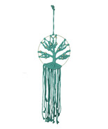 Beaded Blue Cotton Rope Tree of Life Dreamcatcher - £11.79 GBP