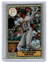 2022 Topps Series 1 Ke&#39;bryan Hayes 1987 Silver Pack Mojo T87C-97 Pirates - £2.98 GBP