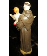 Pasquini Italian Hand Painted Figure St. Anthony With Child - £14.18 GBP