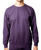 Lazer Men’s Crewneck Burnout Fleece Knit Sweatshirt - £17.48 GBP