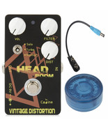 Caline CP-34 Vintage Distortion guitar Pedal + Baterry Cable + Mooer Top... - $34.80