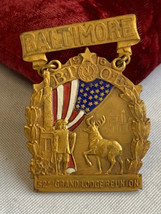 Antiq 1916 Robbins Co Baltimore 52nd Grand Lodge Reunion B.P.O.E. Elks L... - $49.45