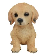 Realistic Sitting Adorable Labrador Puppy Figurine 5.75&quot;H Pet Pal Collec... - $532.00 MXN