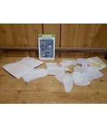 Vintage 1974 Simplicity 6597 Yellow Wax Transfers For Embroidery mostly Cut - $22.58 CAD
