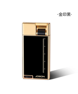 JOBON Slim Creative Flat Flame Blue Flame Lighter Visible Gas Window Gea... - $28.99