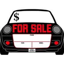 Hillman 843474 Automobile for Sale Sign (10&quot; x 14&quot;), White ( Pack o... - €15,33 EUR