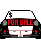 Hillman 843474 Automobile for Sale Sign (10&quot; x 14&quot;), White ( Pack o... - $17.24