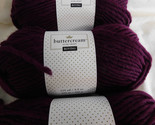 Buttercream Luxe Craft Roving Plum lot of 3 Dye Lot 629184 - $24.99