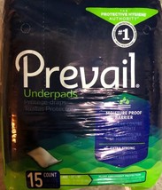 Prevail Fluff Underpad Help Keep Beds Dry and Clean Soft Absorb Large 15... - $14.73