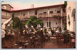 Paseo Tea Garden Santa Barbara CA UNP Hand Colored Albertype Postcard K3 - $5.89