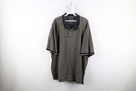 Vtg 90s Streetwear Mens 3XL Faded Knit Collared Short Sleeve Polo Shirt ... - $39.55