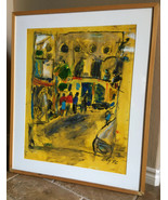 Rare Original Phil Kelly (1950-2010) Oil on Paper Painting Signed - Large - £3,719.60 GBP