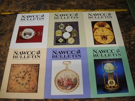 LOT NAWCC Bulletin 1988 Full Year 6 issues Time Globes of Louis Juvet Pt #2 - $24.70