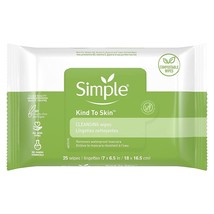 Simple Kind to Skin Facial Wipes Gentle and Effective Makeup Remover Cleansing F - £12.64 GBP