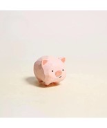 Cute Hand-Carved Wooden Pig Statue | Desk &amp; Bookshelf Decor - $22.18 CAD