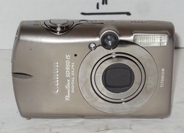 Canon PowerShot Digital ELPH SD950 12.1MP Digital Camera - Titanium Tested Works - £155.75 GBP