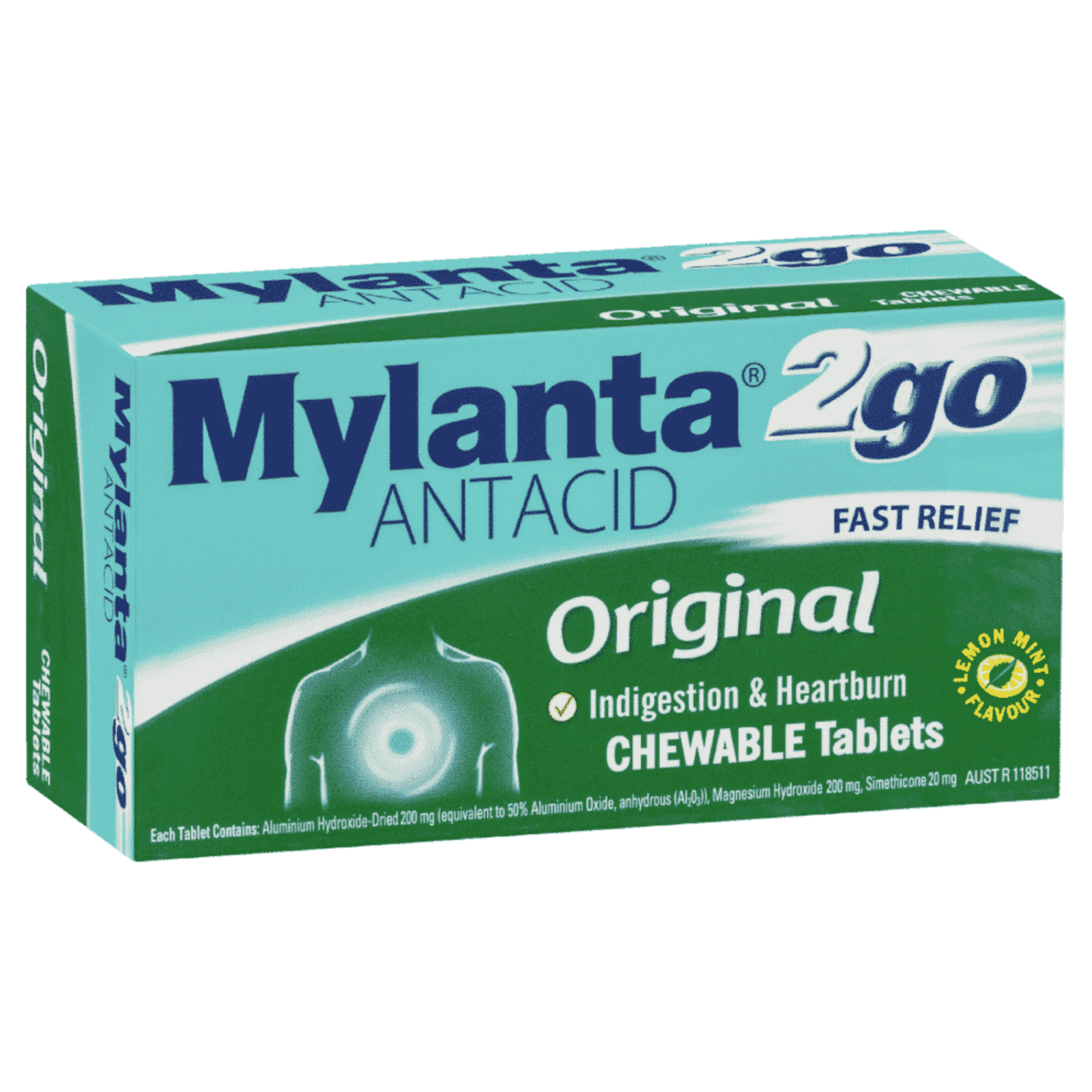 Mylanta 2Go Antacid Original 100 Chewable Tablets - $83.74