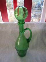 Biot large 14&quot; decanter/pitcher/carafe with ball top, bubbles, handle (a... - $125.00