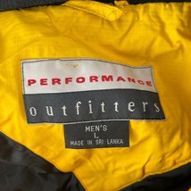 Performance Outfitters Mens Ski Jacket Size Large Yellow Color Vintage - £47.09 GBP