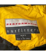 Performance Outfitters Mens Ski Jacket Size Large Yellow Color Vintage - £47.14 GBP