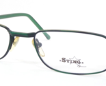 Vintage RARE STING 1304 c953 Green EYEGLASSES GLASSES METAL FRAME 53-21-... - $66.83