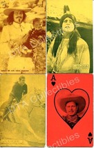 Jack HOXIE-ARCADE Card LOT-THE Red RIDER-1920 G - £30.32 GBP