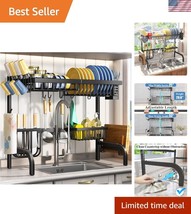Efficient Over Sink Dish Rack: Adjustable Width &amp; U-Shape Design for Per... - €38,83 EUR