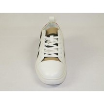 Men's Sneaker English Stripped By Moderno MJS-706 Beige/red/black image 2