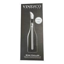 VINENCO Selection Wine Chiller with Pourer Stopper &amp; Foil Cutter Stainle... - $13.50
